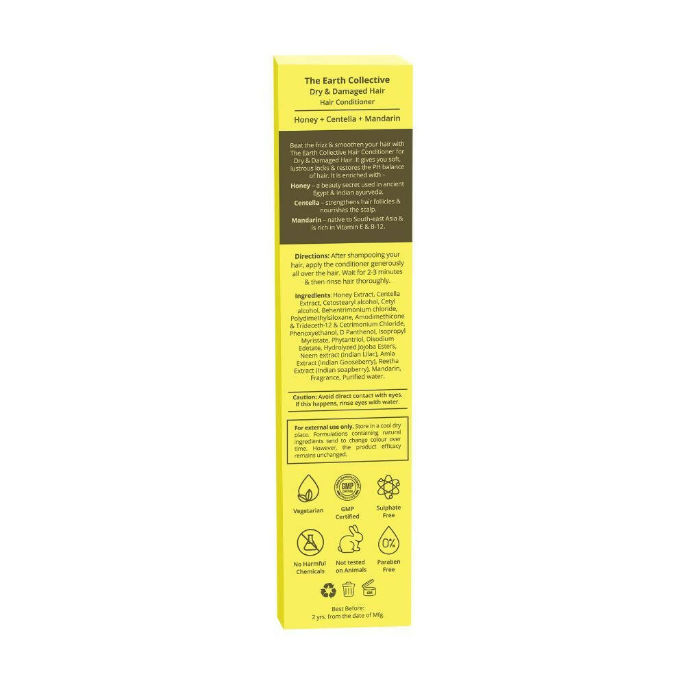 The Earth Collective Hair Conditioner - Dry and Damaged Hair - Distacart