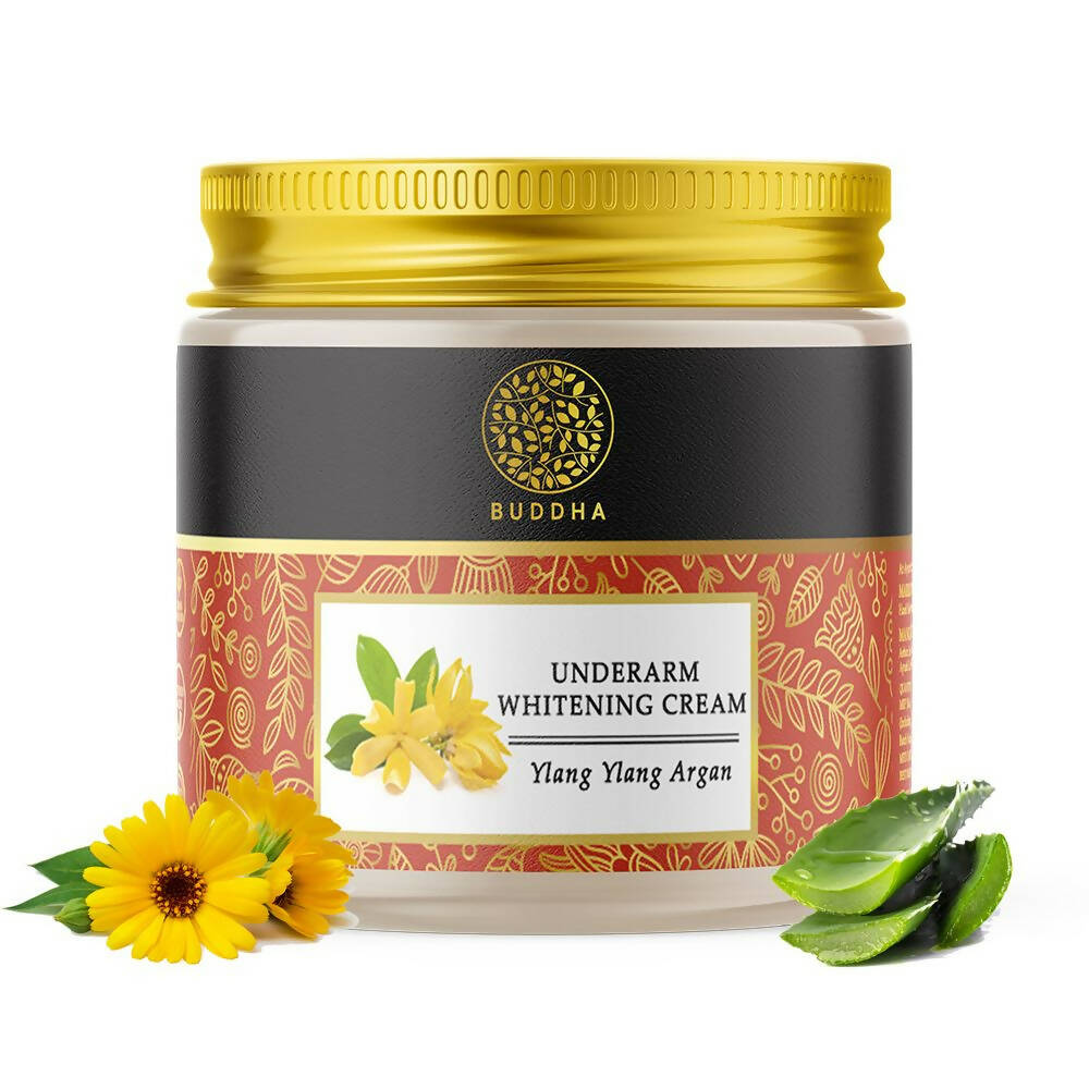 Buddha Natural Underarm whitening cream - Helps to Lighten Dark, Discolored Underarms - Distacart