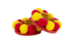 Thumbnail for Kundan HandiKrafts Designer Floating Multi Coloured Pom Pom Candle Holders - Distacart