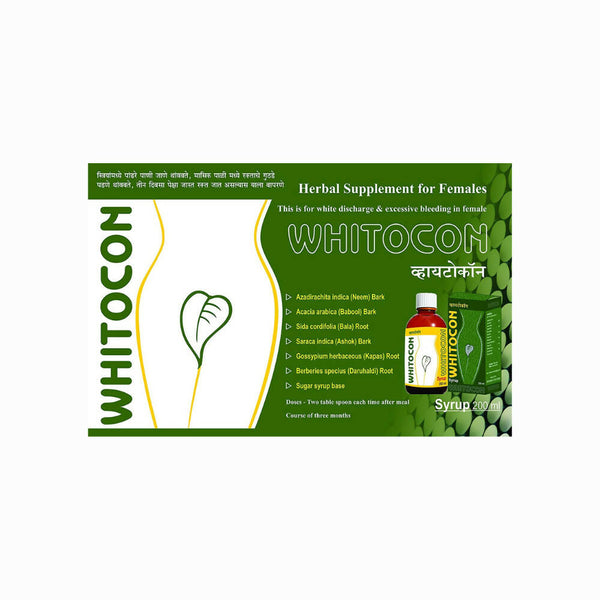 Ujwala Ayurvedashram Whitocon Syrup - Distacart