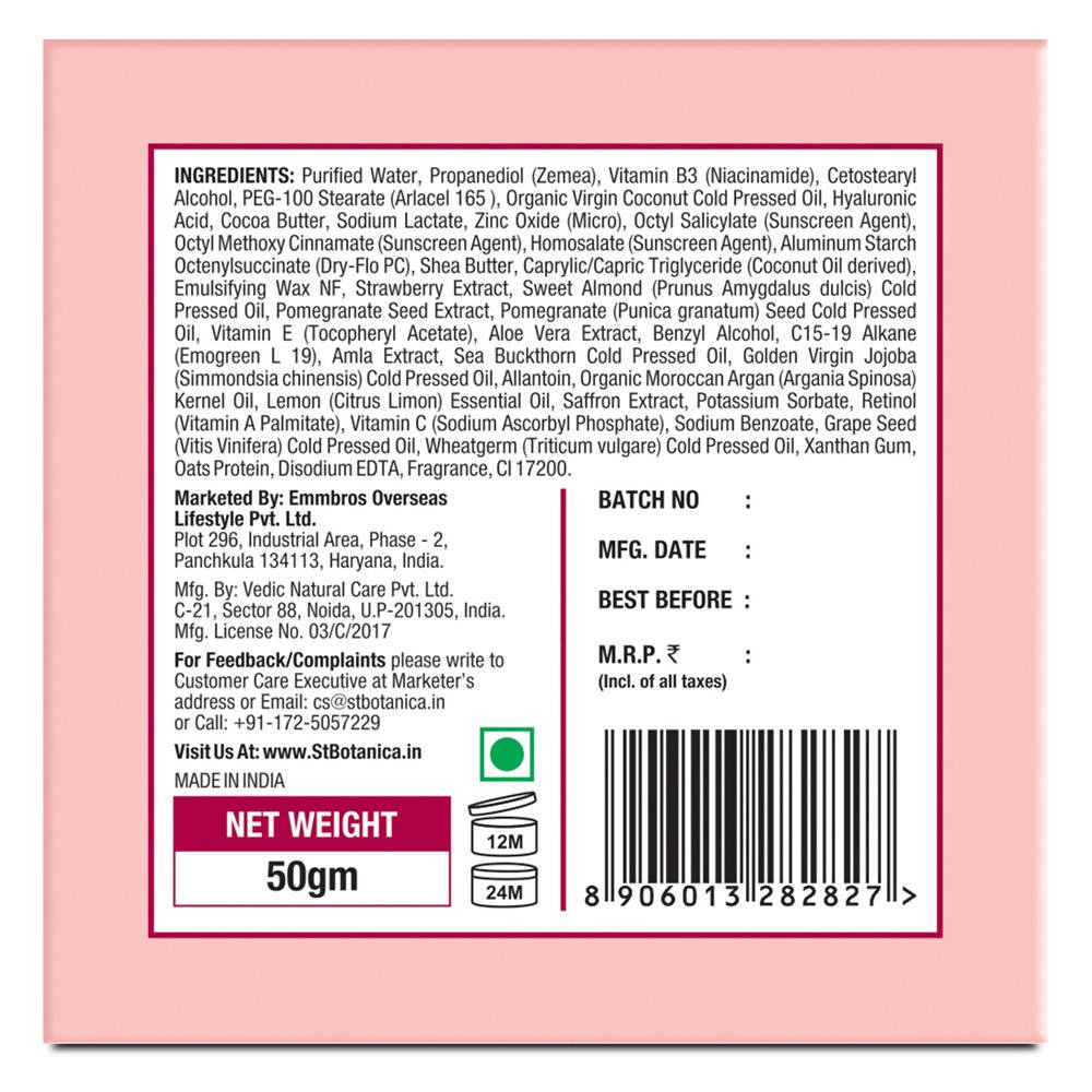 St.Botanica Nutritivo Pomegranate Radiant Glow Anti Aging Cream SPF 30