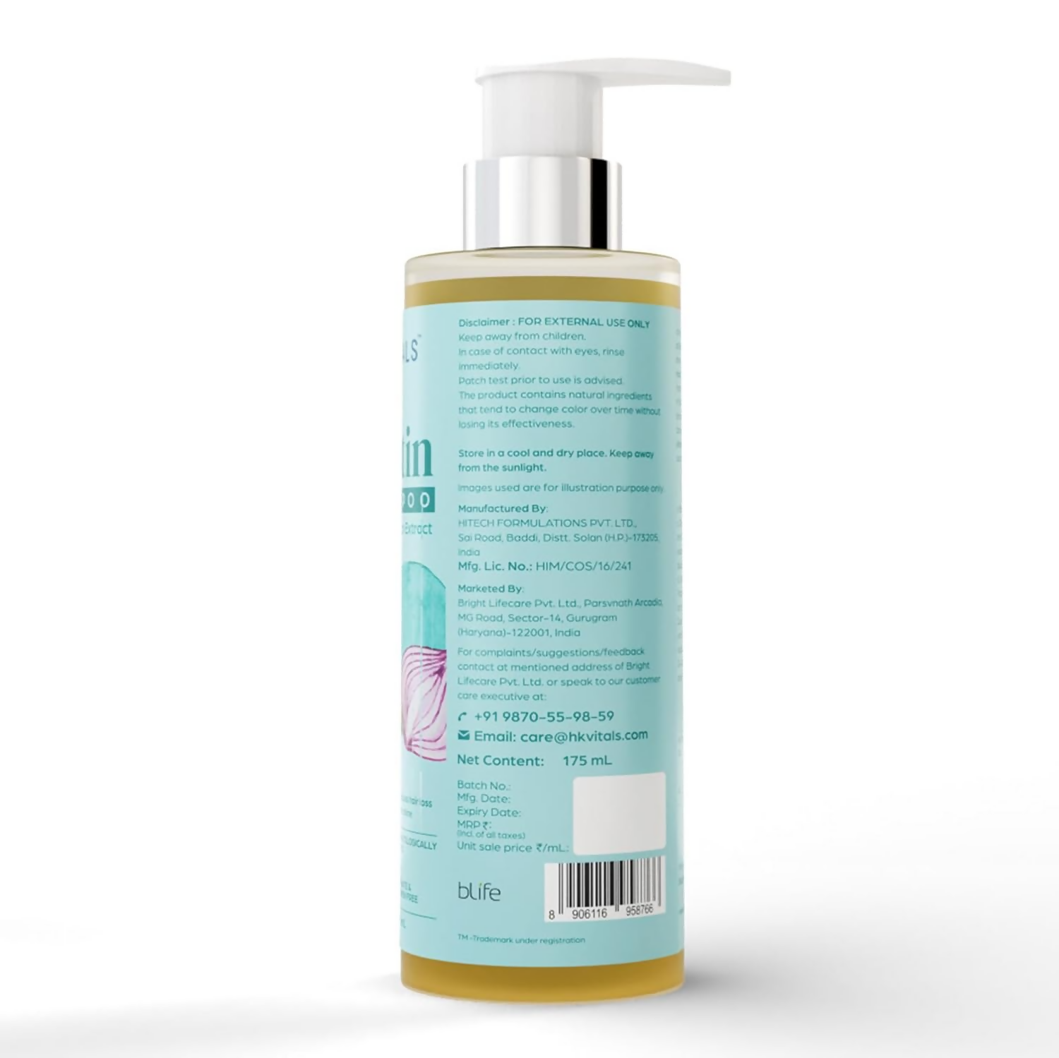 HK Vitals Natural Biotin Shampoo - Distacart