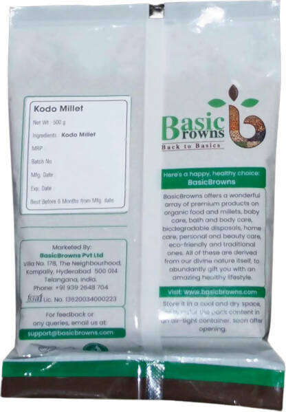 BasicBrowns Kodo Millet - Distacart