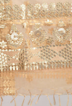 Thumbnail for Mominos Fashion Moeza Women Organza Gotta Patti Bridal Dupatta Golden Dupatta - Distacart