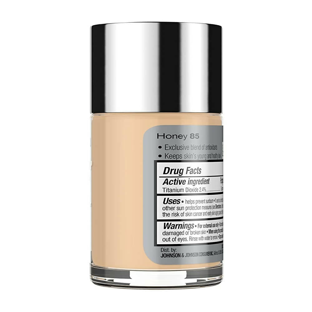 Neutrogena Healthy Skin Liquid Makeup Foundation, Broad Spectrum SPF 20 Feverfew, 85 Honey - Distacart