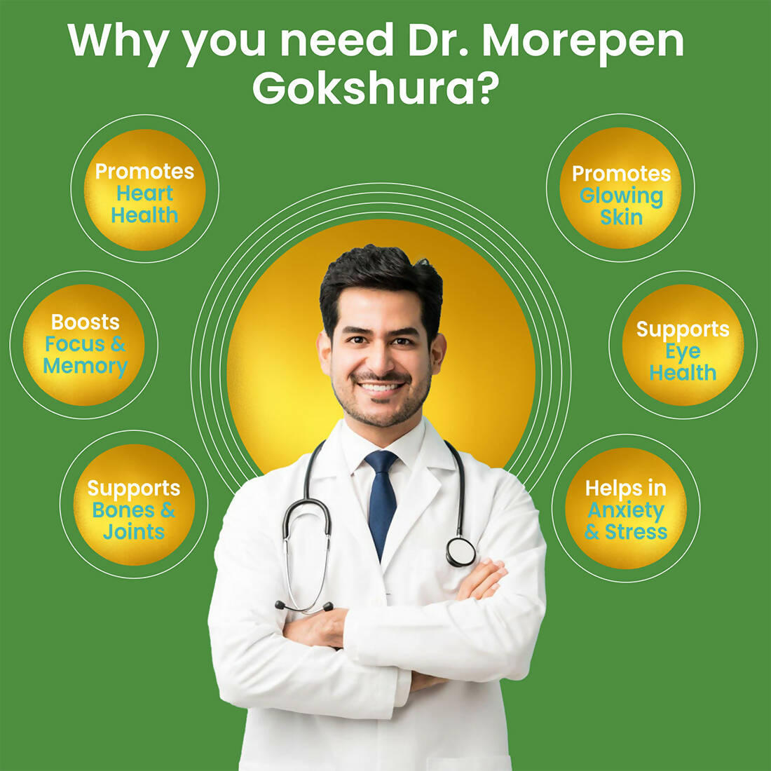 Dr. Morepen Gokshura Tablets For Men - Distacart