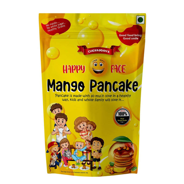 Happy Face Ready to Eat Pancake Powder For Kids with No Preservative & Gluten Free - Distacart