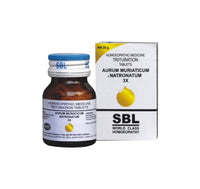 Thumbnail for SBL Homeopathy Aurum Muriaticum Natronatum Trituration Tablet