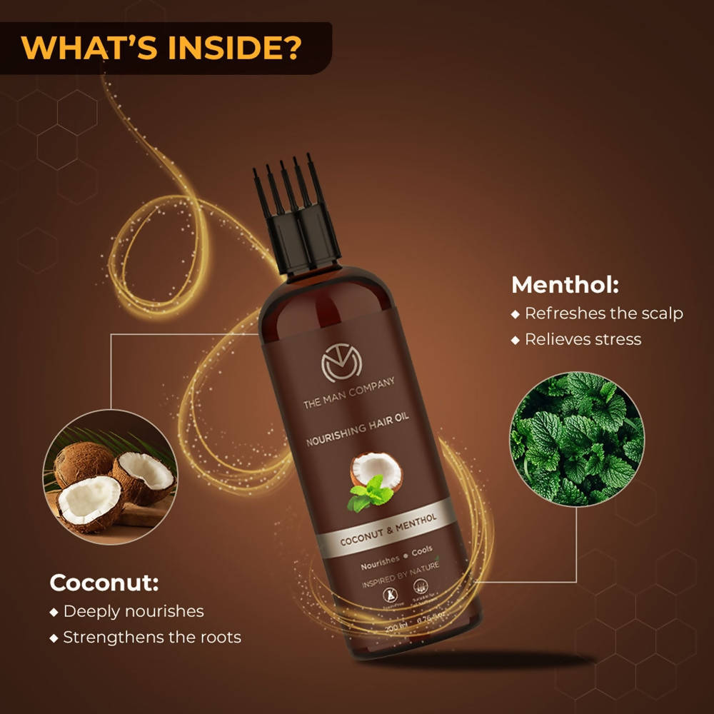 The Man Company Nourishing Hair Oil - Distacart