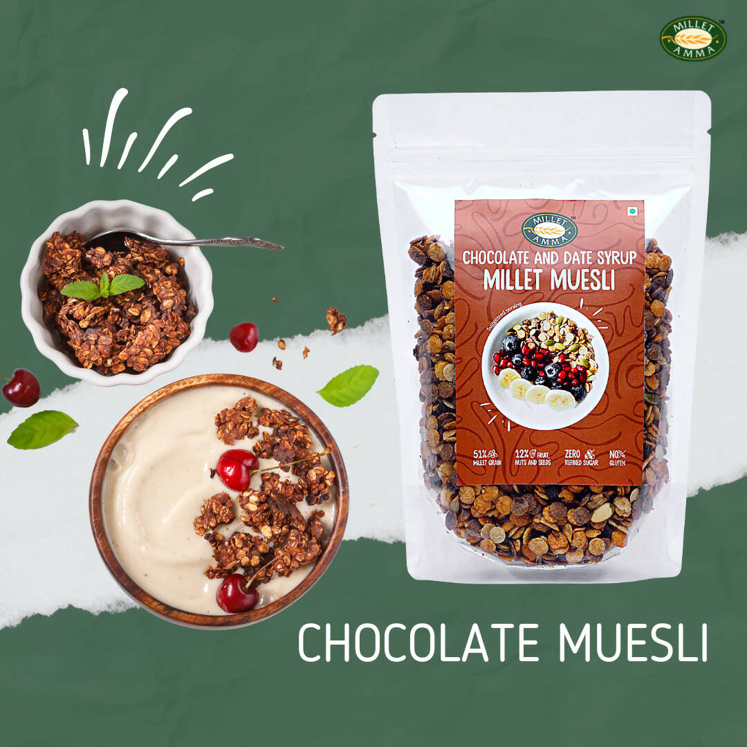 Millet Amma Chocolate Muesli - Distacart
