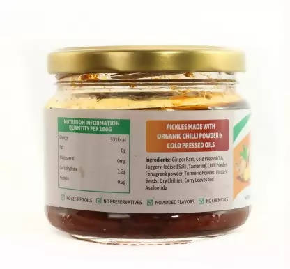 Sudhanya Organic Ginger Pickle - Distacart