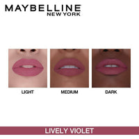 Thumbnail for Maybelline New York Color Sensational Creamy Matte Lipstick / 636 Lively Violet - Distacart