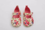 Thumbnail for Tiny Bugs Girls Flowral Print Infants Booties - Pink - Distacart