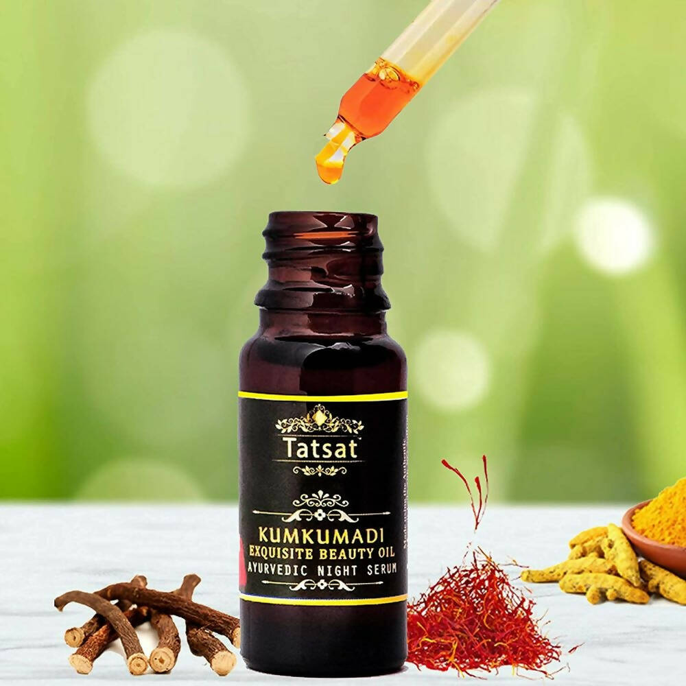 Tatsat Certified Ayurvedic Kumkumadi Exquisite Face Serum - Distacart