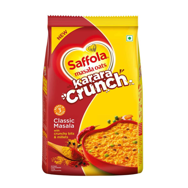 Saffola Karara Crunch Masala Oats - Distacart