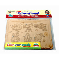 Thumbnail for Kraftsman Space Objects Identification Puzzle Board With Color Kit Included - Distacart