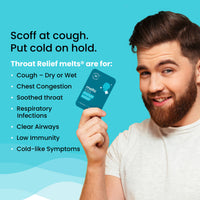 Thumbnail for Wellbeing Nutrition Melts instant Throat Relief Oral Strips-Soothing Ginger Lemon Honey Flavor - Distacart