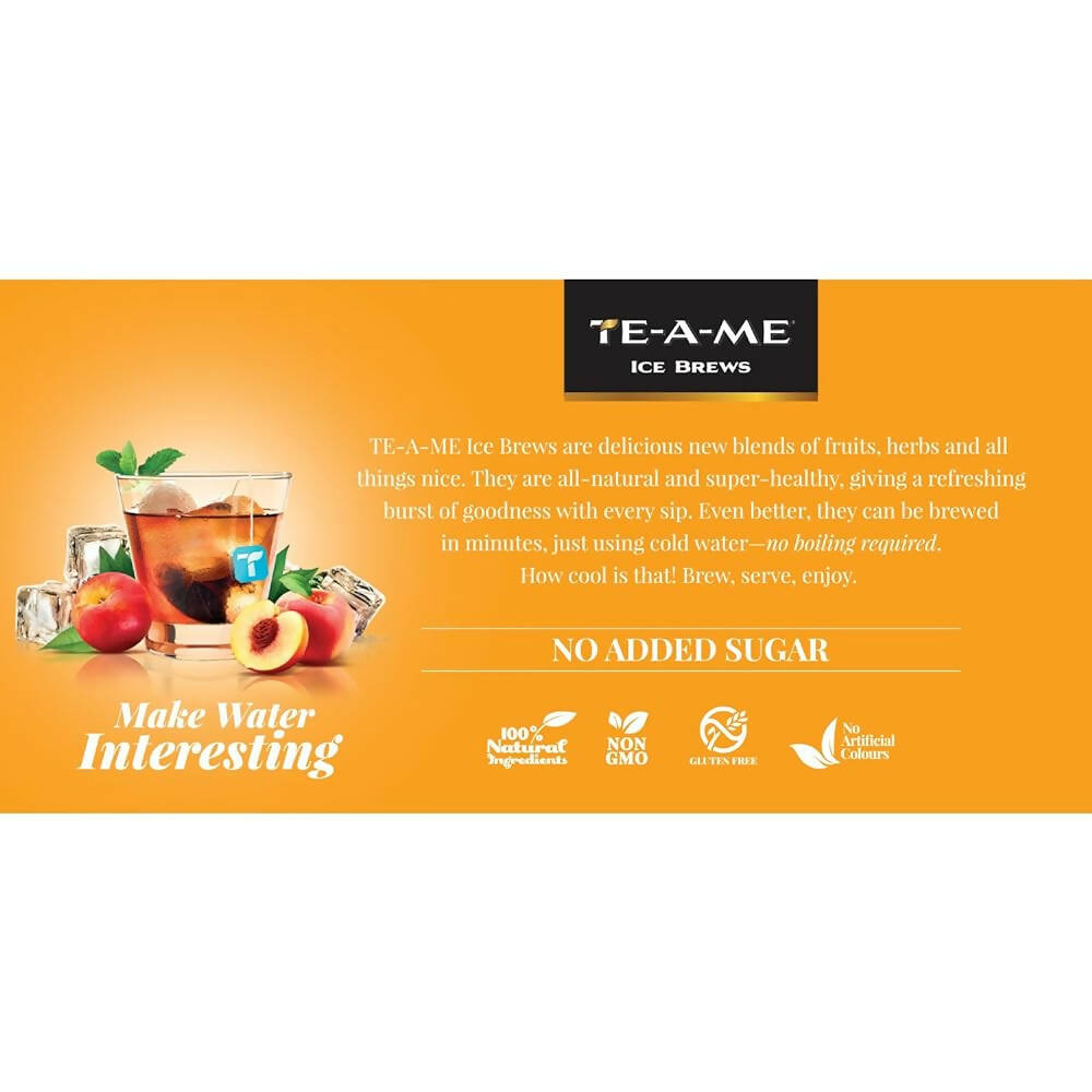 TE-A-ME Chill Peach Tea Bags - Distacart