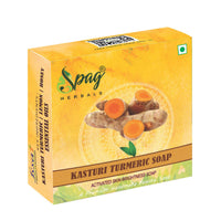 Thumbnail for Spag Herbals Kasturi Turmeric Handmade Soap - Distacart