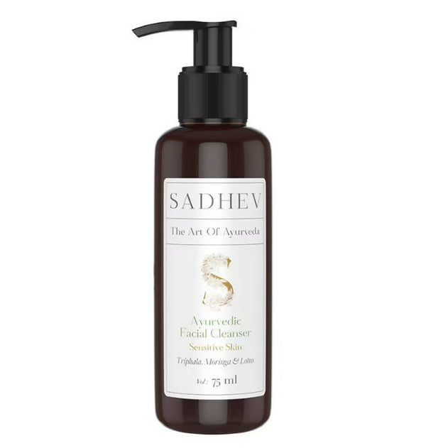 Sadhev Ayurvedic Facial Cleanser for Sensitive Skin - Distacart