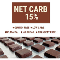 Thumbnail for NutroActive Desi Ghee Barfi Hazelnut Chocolate