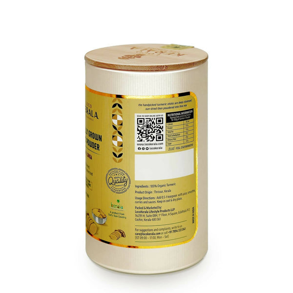LocoKerala Curcuma Longa Organically Grown Turmeric Powder - Distacart