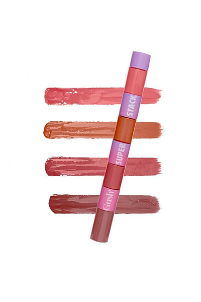 Gush Beauty X Palak Tiwari - Super Stack- Dark Nude 4-In-1 - Liquid Lipstick - Distacart