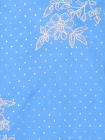 Thumbnail for Lil Drama Ethnic Girls Blue Cotton Kurta with Sharara Set - Distacart