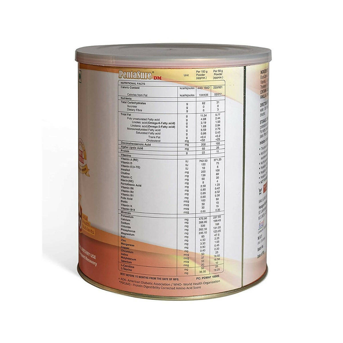 PentaSure DM Diabetes Care Powder - Creamy Vanilla & Cinnamon - Distacart