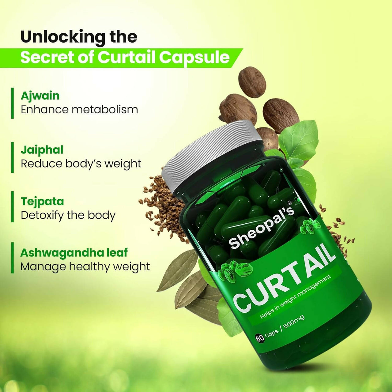 Sheopal's Curtail Capsules - Distacart