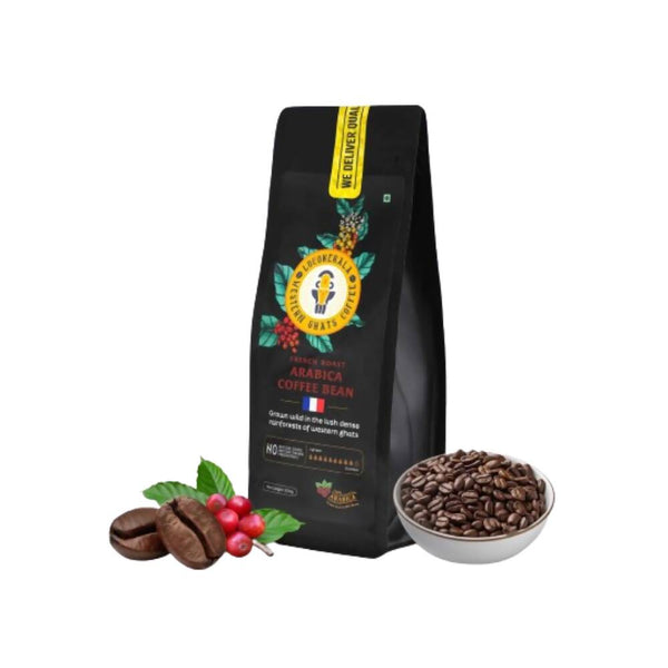 LocoKerala Western Ghats French Roast Arabica Whole Bean Coffee - Distacart