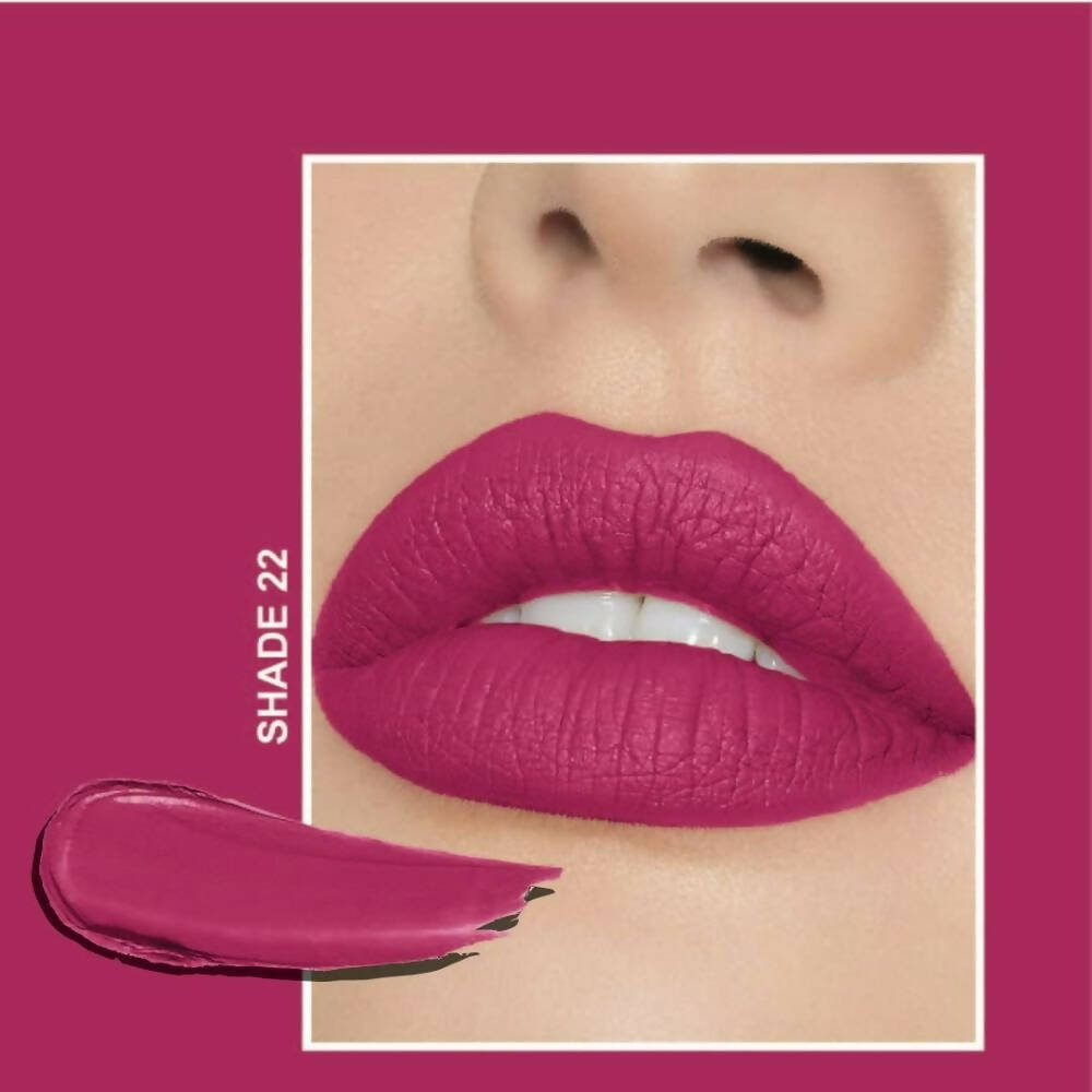 Flicka Tomato Magenta Matte Finish Lipstick Shade 22 - Distacart