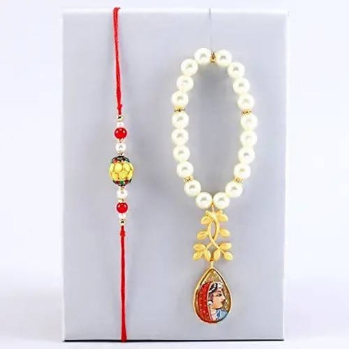 Lumba Rakhi Set & Almonds Jar