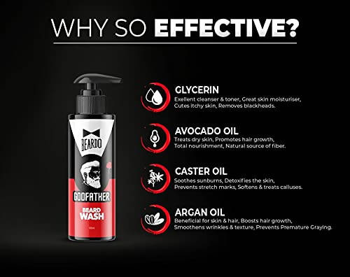 Beardo Godfather Beard Wash - Distacart