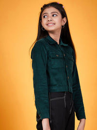 Thumbnail for Girls Corduroy Tailored Jacket - Mini Marvels - Distacart