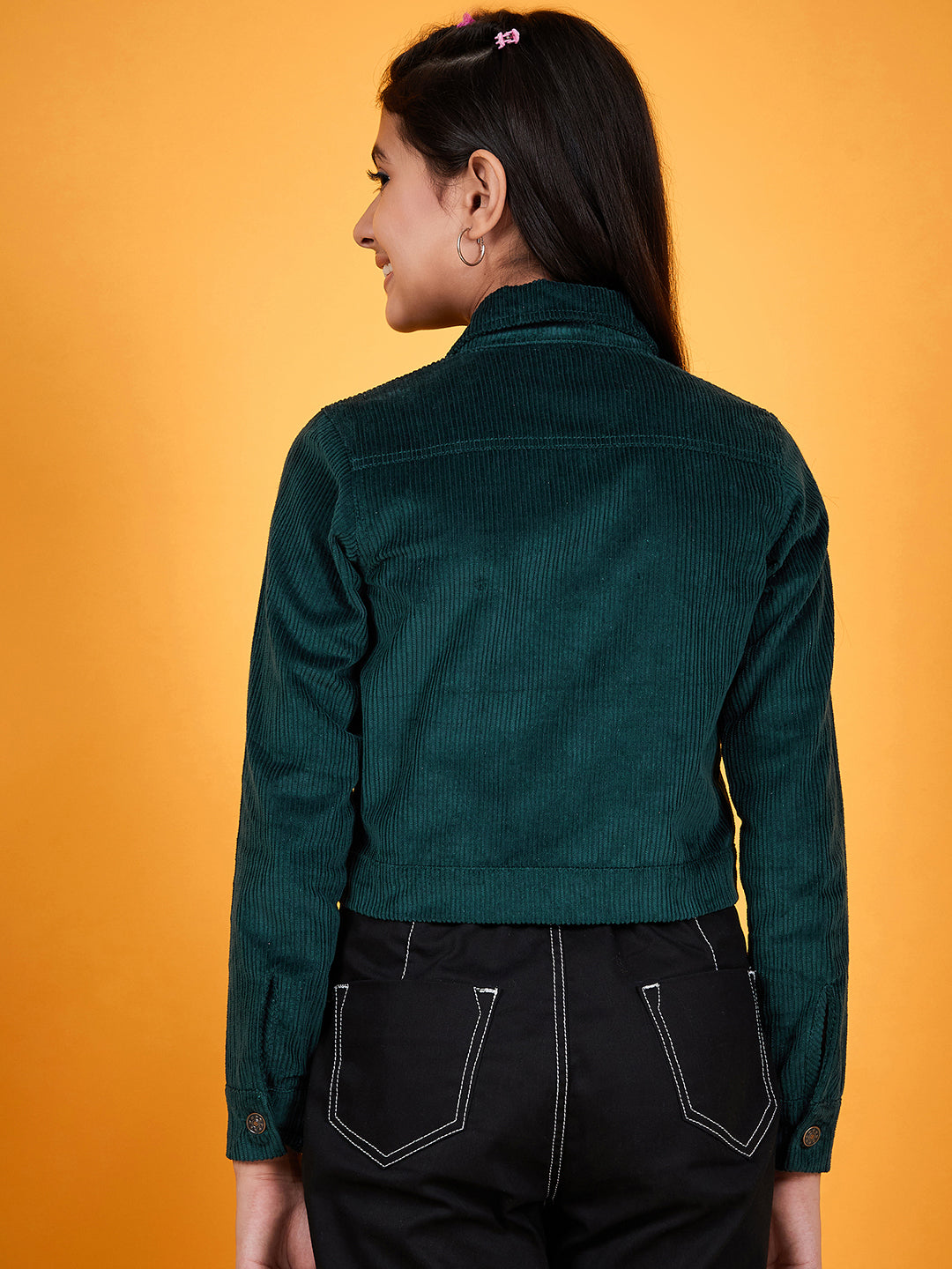 Girls Corduroy Tailored Jacket - Mini Marvels - Distacart