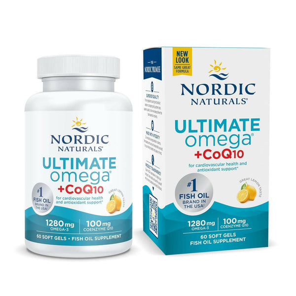 Nordic Naturals Ultimate Omega + CoQ10 Supplement Softgels - Distacart