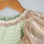 Thumbnail for Pink Cow Fashions Gold & Green Printed Dress - Distacart