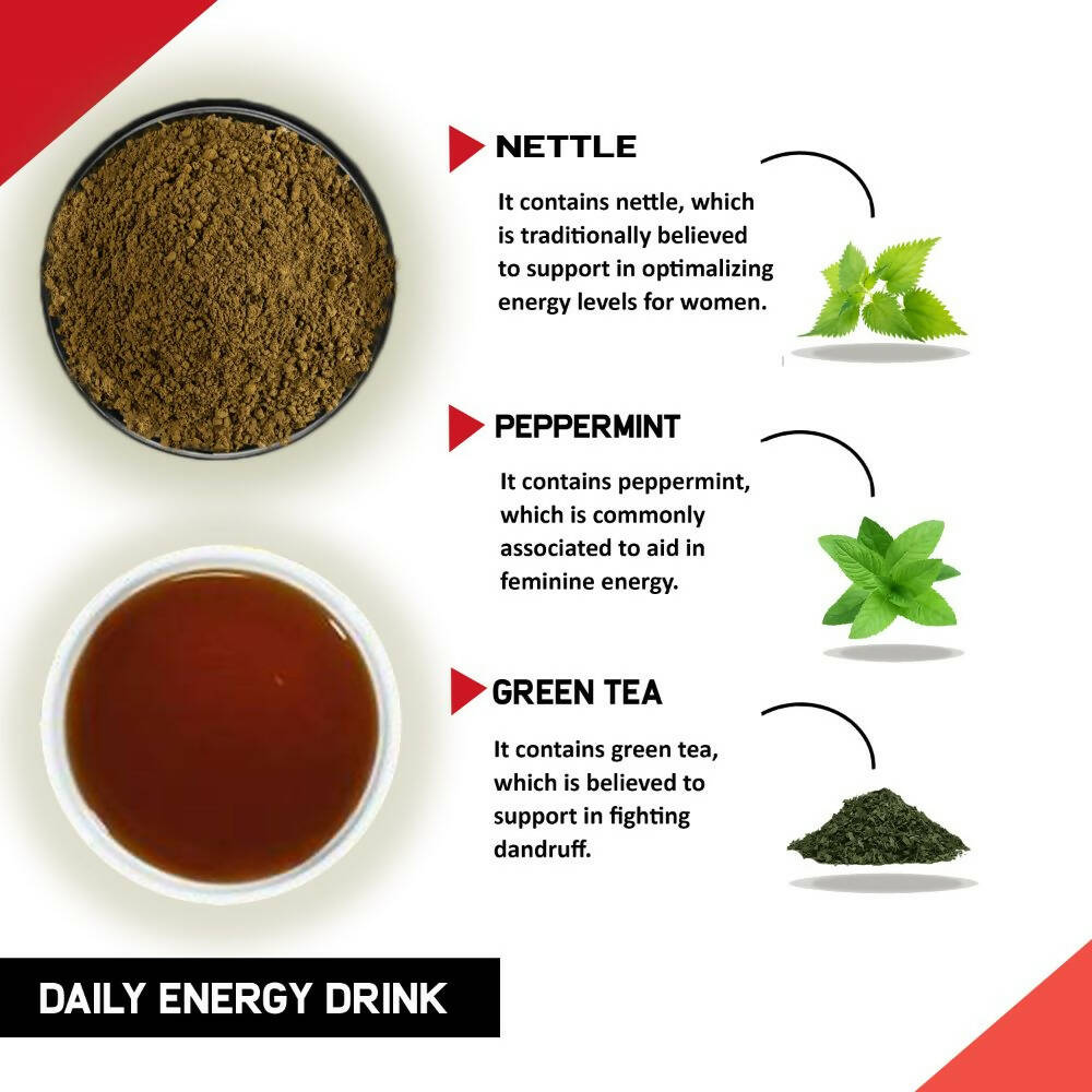 Justvedic Daily Energy Drink Mix - Distacart