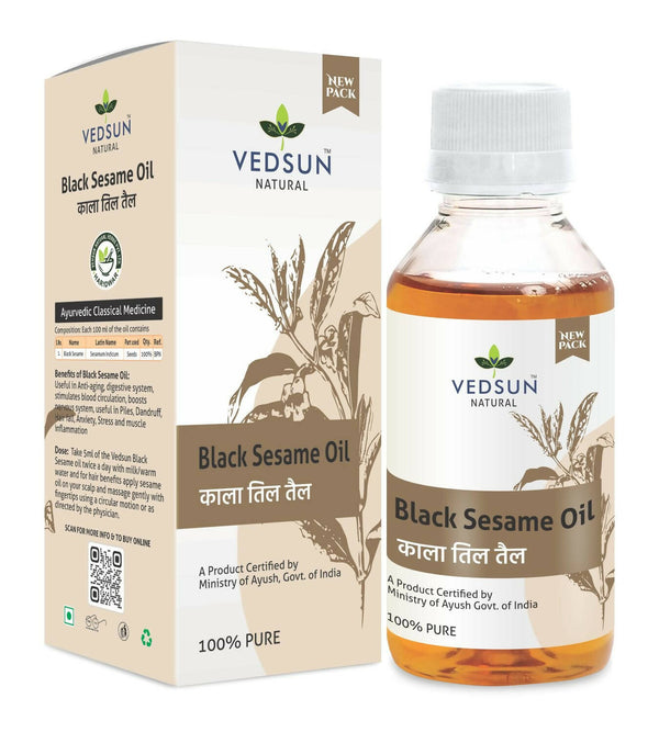 Vedsun Naturals Sesame Oil Til Ka Tel Pure And Organic For Skin And Hair - Distacart
