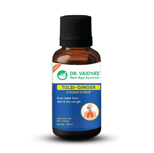 Dr. Vaidya's Tulsi Ginger Cough Syrup - Distacart