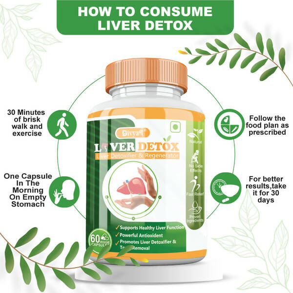 Divya Shree Liver Detox Veggie Capsules - Distacart
