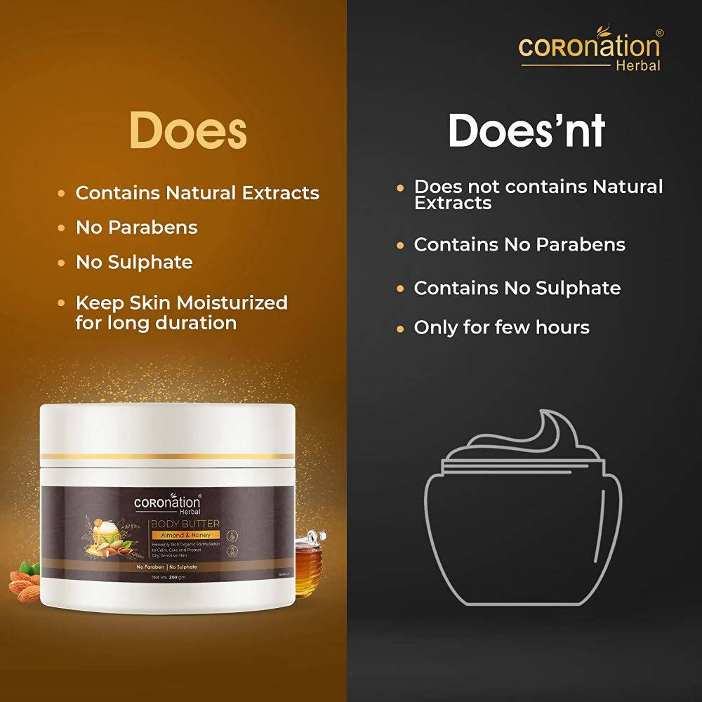 Coronation Herbal Almond & Honey Body Butter - Distacart