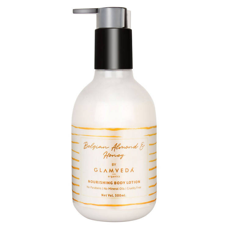Glamveda Belgian Almond & Honey Nourishing Body Wash & Lotion Combo Pack