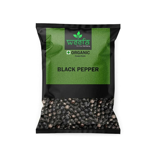 Weefa Organic Black Pepper Whole - Distacart