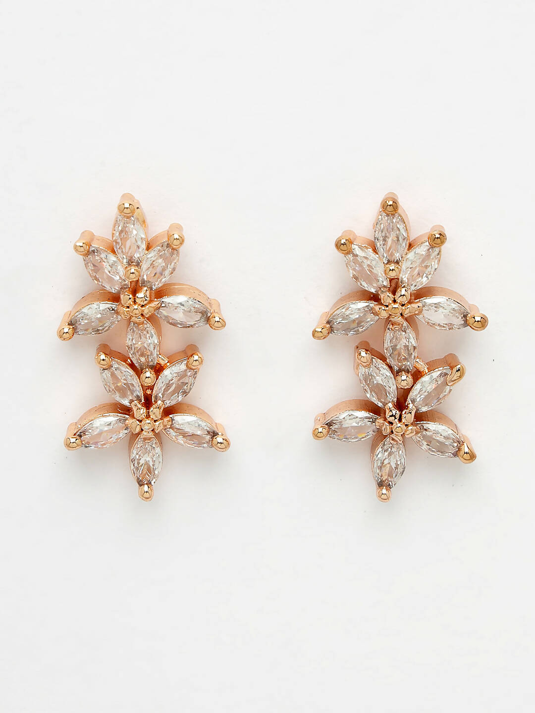 NVR Women Gold Plated Cz Stone Handcrafted Jewellery Set - Distacart