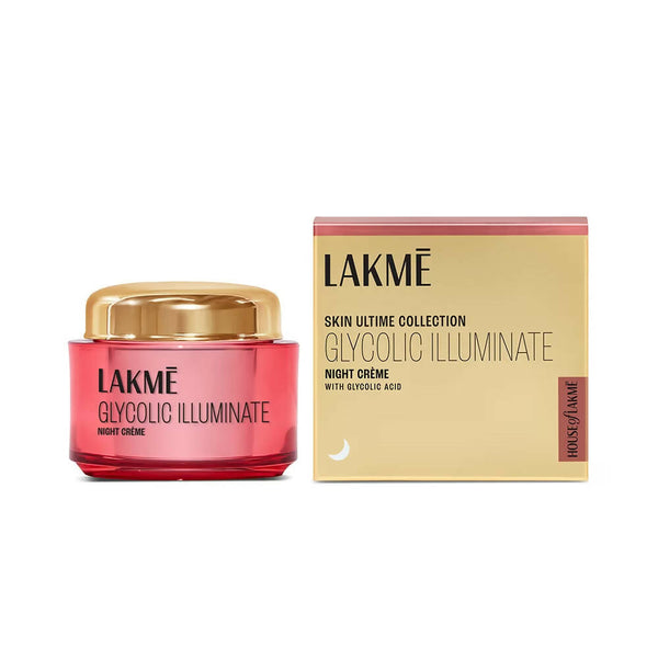 Lakme Glycolic Illuminate Night Creme - Distacart