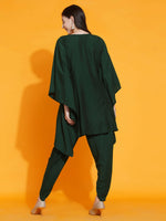 Thumbnail for Women Republic Green Kaftan With Hand Embellishment And Dhoti Salwaar - Distacart