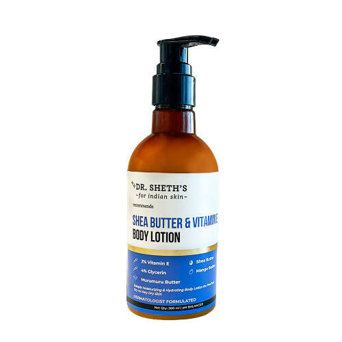 Dr. Sheth's Shea Butter & Vitamin E Body Lotion - Distacart