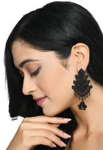 Thumbnail for Mominos Fashion Johar Kamal Latest Design Black Color Earrings - Distacart